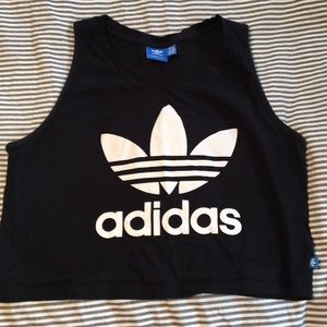 Women’s Adidas crop tank top sz M